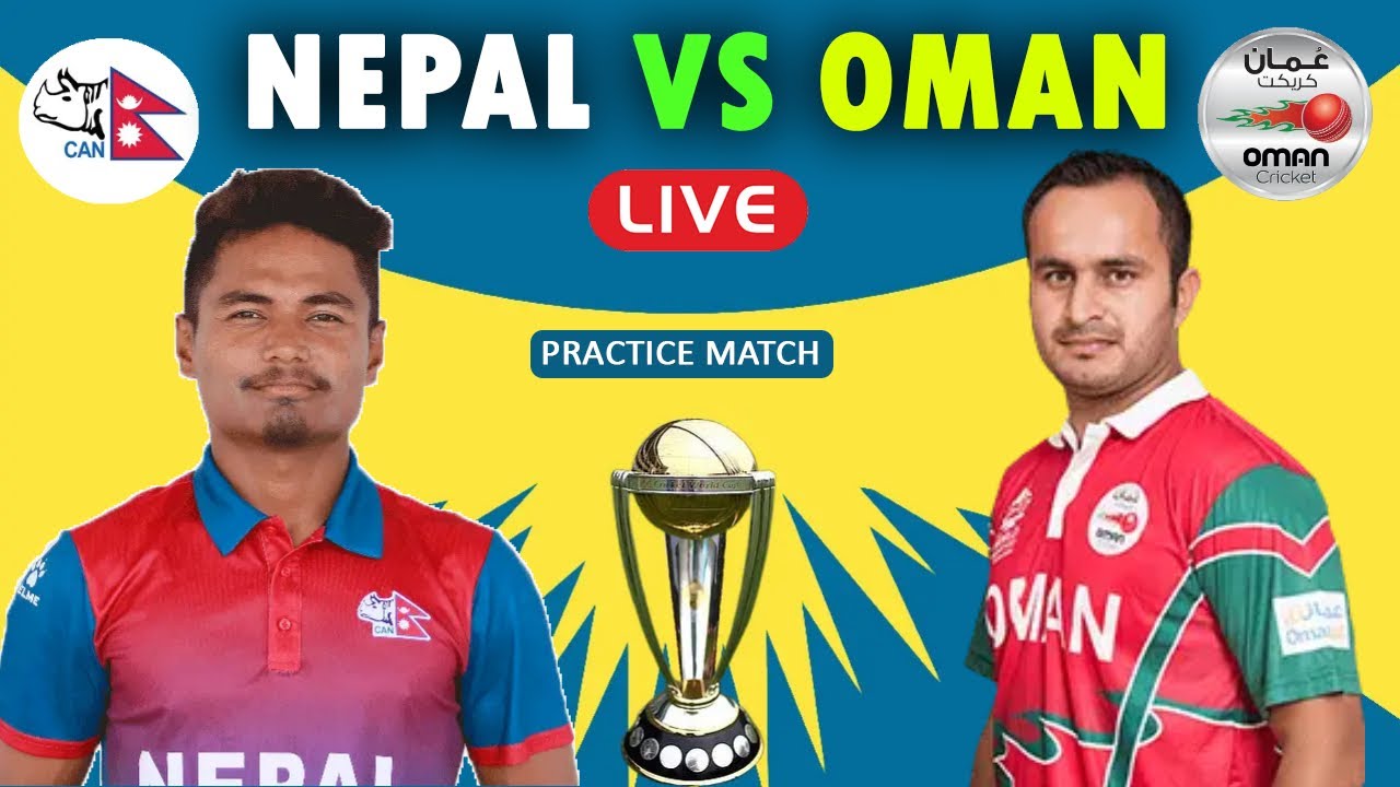 NEPAL VS OMAN CRICKET LIVE ACC MEN'S PREMIER CUP WARMUP MATCH LIVE