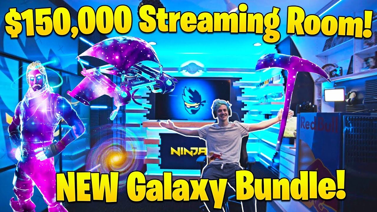 Ninja Is The Only Fortnite Player With These Skins New Galaxy Set Fortnite Funny Moments Youtube