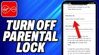 How To Turn Off Virgin Media Parental Lock -Easy Fix screenshot 5