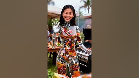 Chakalaka Sauce Dispenser Robot, in Service #futuristic #robot #technology #humanoid #AI