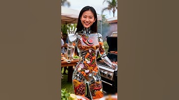 Chakalaka Sauce Dispenser Robot, in Service #futuristic #robot #technology #humanoid #AI