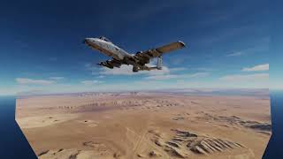 A10 Cas Mission with F18 in Support. Tackling a number of ground units in the vicinity of Groom Lake