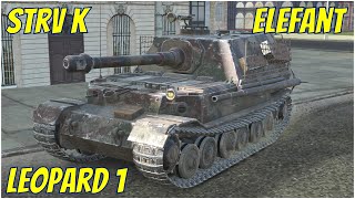 Strv K, Leopard 1 & Elefant ● WoT Blitz