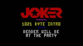 Bender Will Be At The Party — Joker (1k executable gfx for ZX Spectrum), 2025