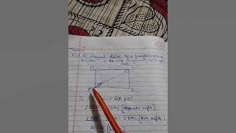 HOW TO PROVE A DIAGONAL OF A PARALLELOGRAM DIVIDES IT INTO TWO CONGRUENT TRIANGLES