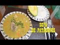 SOPA DE PATACONES - ¿Cómo hacer sopa de patacones? (RECETA) - Cocine con Tuti