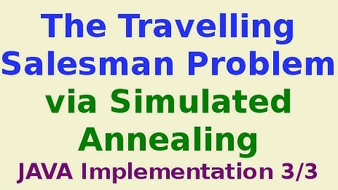 Simulated Annealing 7/7: JAVA Implementation 3/3