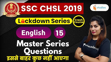1:00 PM - SSC CHSL 2019 (Crash Course) | English by Akanksha Ma