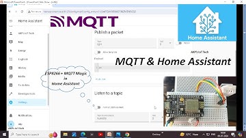 MQTT Broker Setup in Home Assistant with ESP8266 connectivity