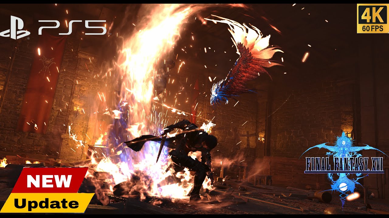 Final Fantasy XVI Gameplay: New Early Exclusive 9 Minutes High Resolution (4K/60FPS)