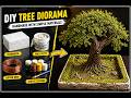 I Made a Realistic Bonsai Tree from Thermocol &amp; Wall Putty 😍