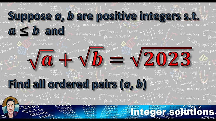 Math Olympiad Problem | Finding all integer solutions involving square roots | Modification from BMO