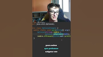 Optional en java  #java #twitch #aprendejavascript #javaprogramming #leagueoflegends #fifa #español