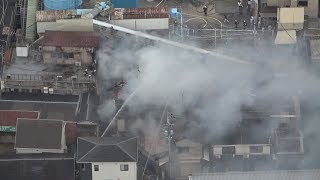 建物火災、1人逃げ遅れか 大阪・東大阪