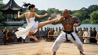 High-Energy Kung Fu! Everyone Looks Down on Her, Until Her Tai Chi Knocks Out the Strong Fighters!