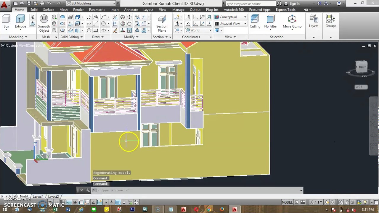 TUTORIAL AUTOCAD 10 CARA MENGGAMBAR KUSEN DAN DAUN PINTU JENDELA