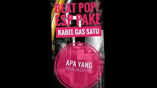 Kabel Gas BEAT POP ESP BAWAH (KENZIE) - Throttle Cable Cabel Seling Tali Kawat Iner Gas HONDA BEAT POP NEW FI