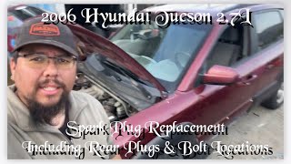 2006 Hyundai Tucson 2.7L Spark Plug Replacement