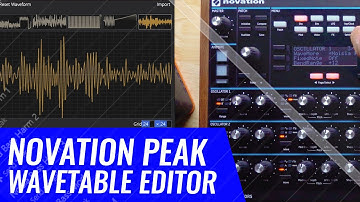 Novation Peak Custom Wavetable Editor