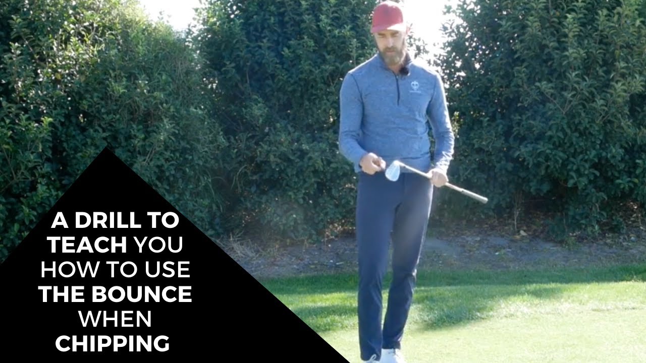 A DRILL TO TEACH YOU HOW TO USE THE BOUNCE WHEN CHIPPING AND PITCHING