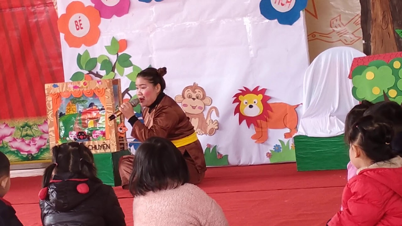 Hoạt động kể truyện vui nhộn: Ba chú lợn nhỏ. Cô giáo: Thu Hiền MN Giáp Trung - Bắc Mê - Hà Giang.