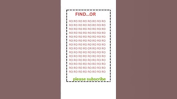 FIND OUT👁️OR👁️#IQtest#Eyetest#Math#Gk #BrainExercise#Puzzle#yt #Quiz#Learn#Reels#Views #Viral#Shorts