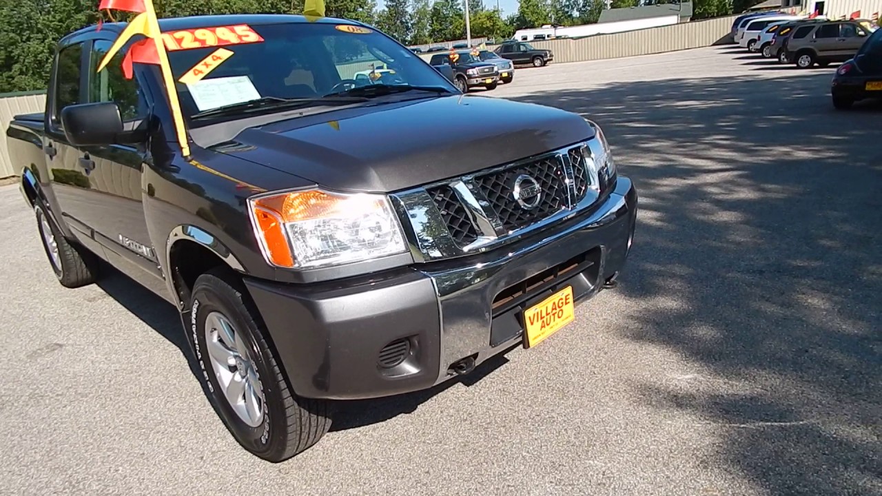 2008 Nissan Titan 5.6 SE Crew Cab 4x4 #617116 Village Auto - www