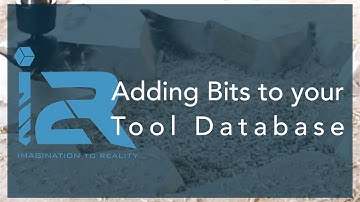 #CNC #machining #woodcarving  Vectric How To:  Adding a Tool - i2R CNC