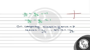 Reduce the following equations into normal form. Find their perpendicular distance from the orig...