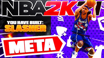 BEST SLASHER BUILD ON NBA 2K21! META BUILD SERIES VOL  4
