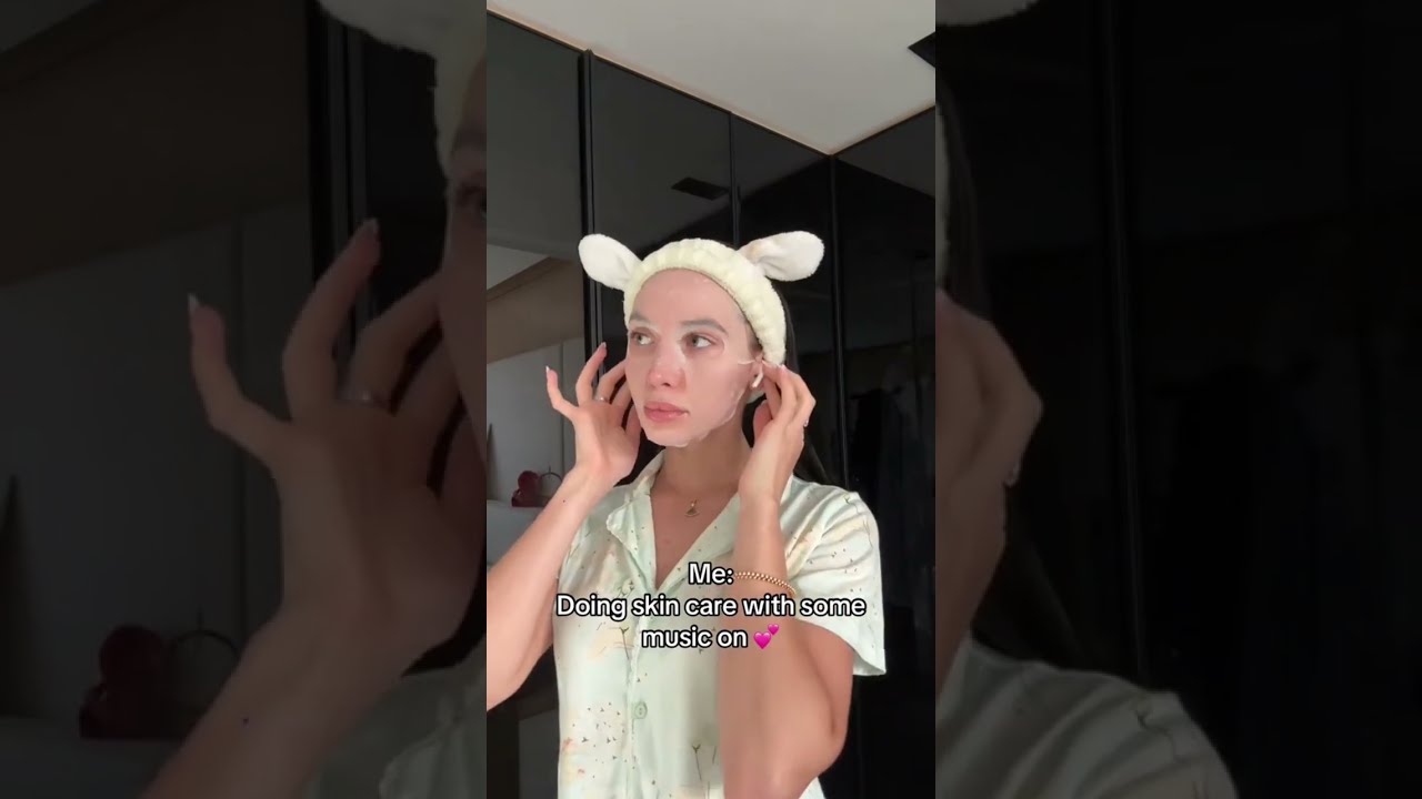 That Moment When A Man Trying To Get Your Attention Is No Match For Skincare Routine 