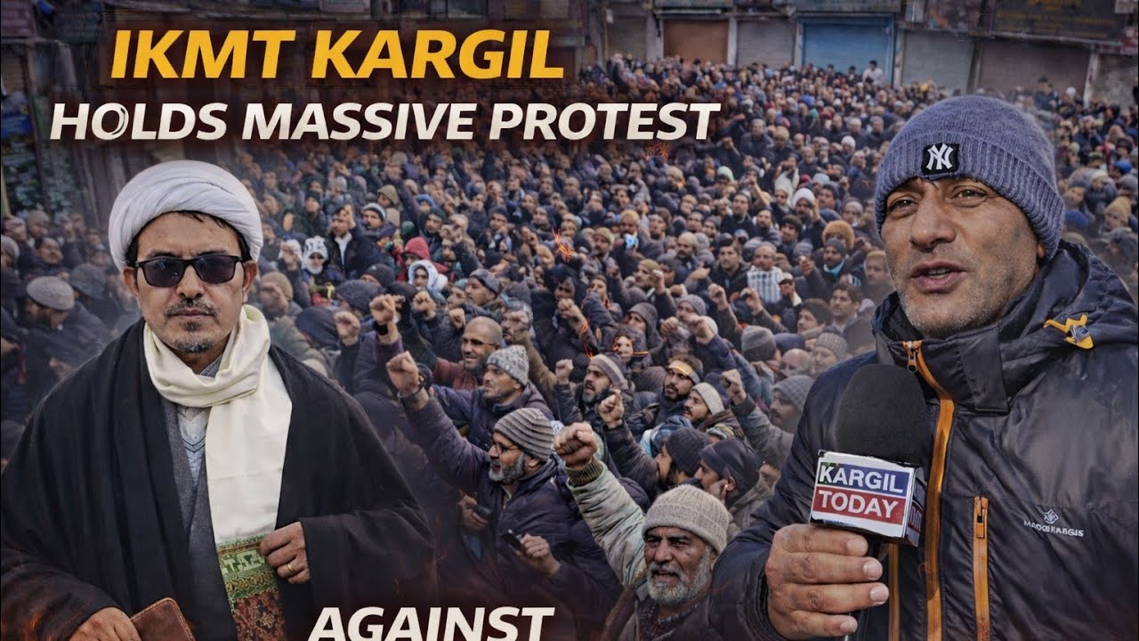 IKMT Kargil Holds Massive Protest Against Shia Killings in Pakistan