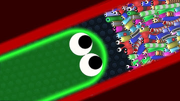 Slither.io 1 Hacker Giant Snake vs 97779 Tiny Snakes Epic Slitherio Gameplay