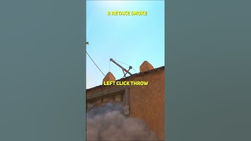 B Site Retake Smoke By S1imple Dust 2 CS2 #shorts