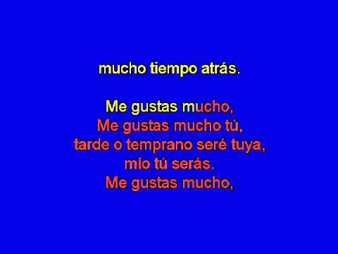 Me gustas mucho - Rocío Dúrcal (karaoke) - YouTube