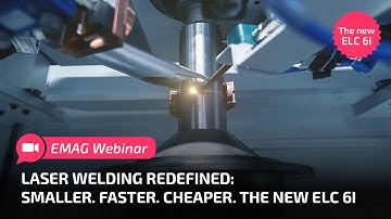 Laser welding redefined: smaller. faster. cheaper - The new ELC 6i