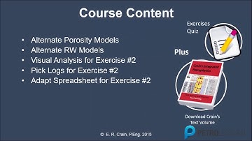 Introduction to Porosity Course by Ross Crain on Petrolessons