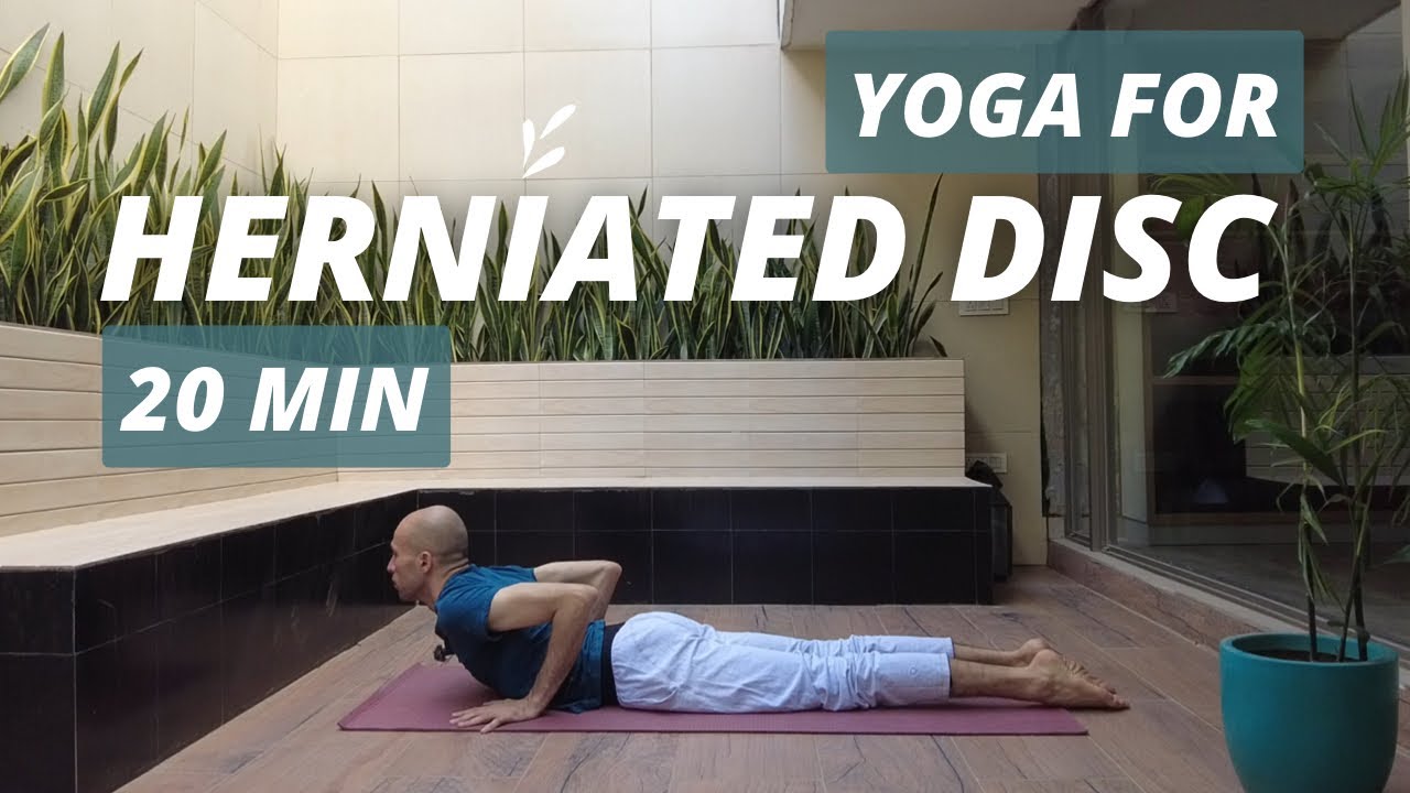 20 Min Yoga for Herniated Disc | Yoga for Low Back Pain Relief ...