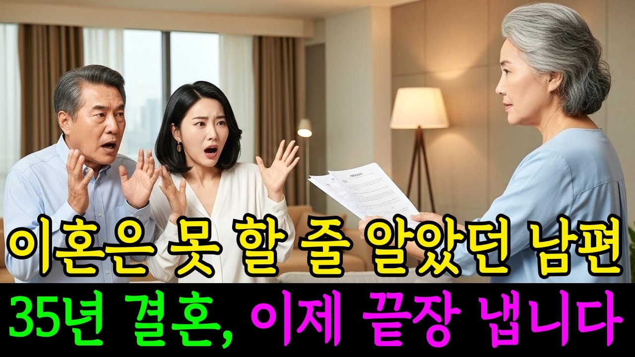 이혼은 못 할 줄 알았던 남편과 시댁… 내가 실행하자 하루 만에 상황이 뒤바뀌는데...ㅣ노후사연ㅣ감동사연ㅣ사연라디오ㅣ오디오북