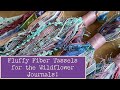 Making journal tassels for the wildflower journals