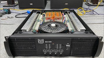 Đẩy 4 kênh KHỦNG chuyên Sự Kiện. Martin MA1300 : 5200W x 4 kênh. Lh :0965953233