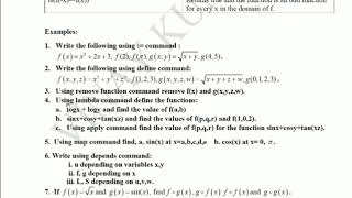 Maxima codes related to functions Profile