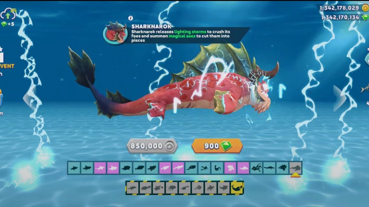 Hungry Shark Evolution: All Sharks Unlocked 🔓 and Update to Max # ...
