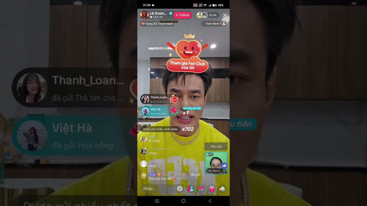 LDBL tặng chị hân 1 cái Điện Thoại để live bán hàng