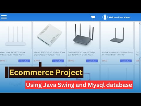 Building an Ecommerce Project with Java Swing and MySQL Database | |Java mini ecommerce Project |