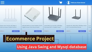 Building an Ecommerce Project with Java Swing and MySQL Database | |Java mini ecommerce Project |
