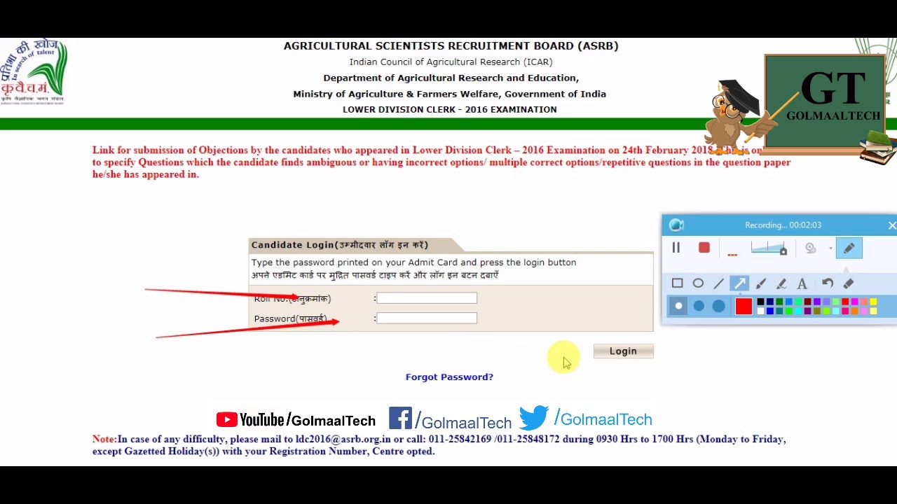 ASRB LDC Answer Key 2018