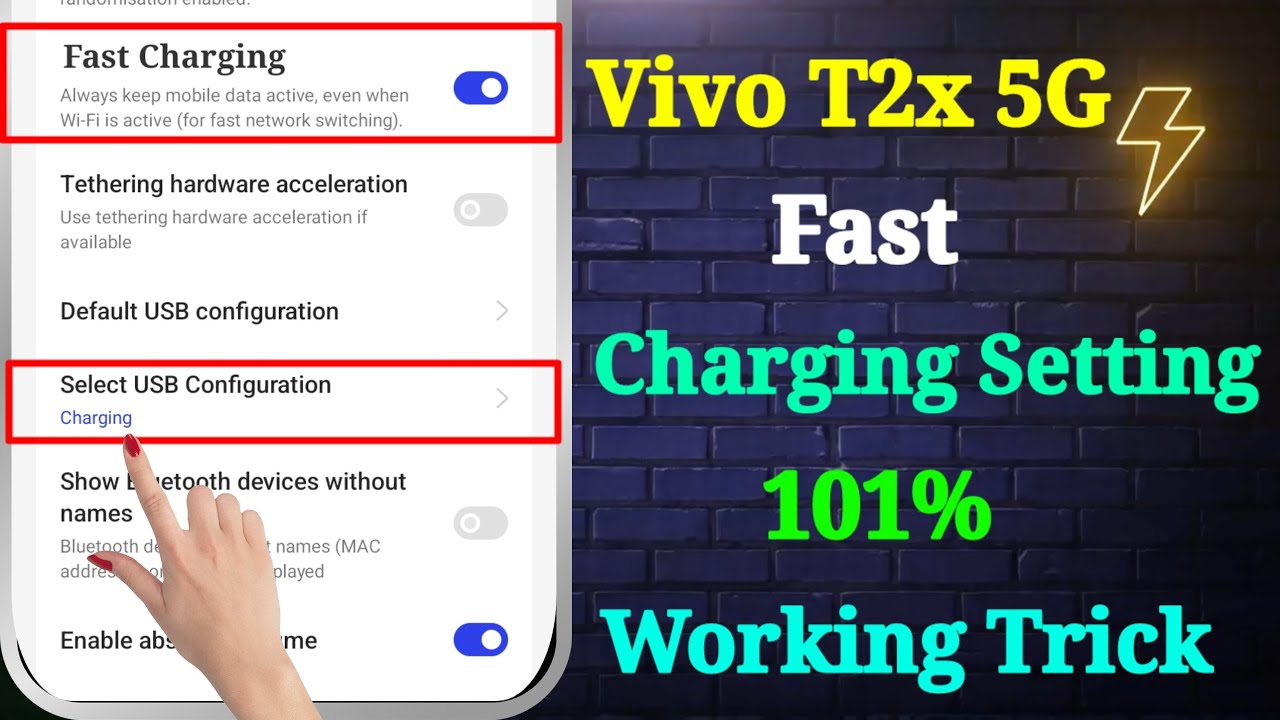 Vivo T2x 5G Charging Problem | Vivo T2x 5G Fast Charging Setting | Vivo ...