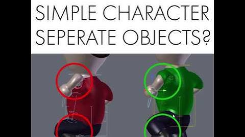 Daily Blender Tip 89 - Riggin With Seperate Objects Or Not?