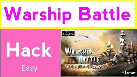 How To Hack Warship Battle Gold&Money || Mod Apk Download